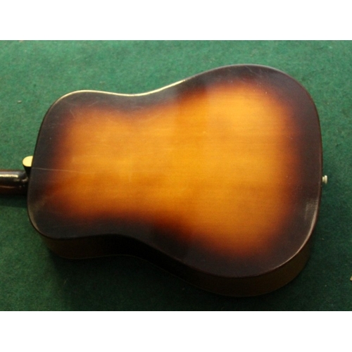 219 - Quality vintage 1960's Framus 'The Hawk' 6 string dreadnought acoustic guitar ref:5/96 EX. Good and ... 