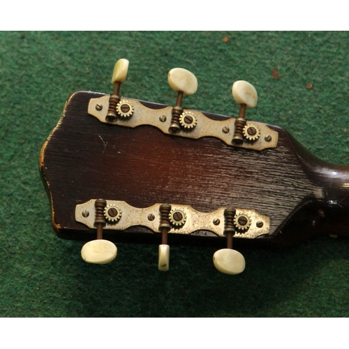 219 - Quality vintage 1960's Framus 'The Hawk' 6 string dreadnought acoustic guitar ref:5/96 EX. Good and ... 