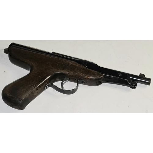 50 - A vintage British Diana Mark IV .177 calibre air pistol. Currently meet all UK provisions. NOT TO BE... 