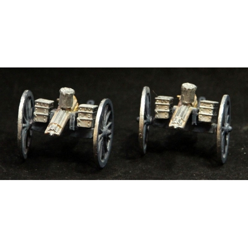 43 - Die-cast model figures: Little Legion Royal Navasl; Brigade Gattling Gun and crew c/w 6 Riflemen and... 