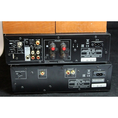 55 - Pioneer separates: Stereo receiver ref:SX-P01DAB c/w compact disc player PD-P01. Lot also includes a... 