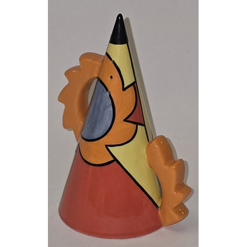 29 - Lorna Bailey Old Ellgreave Pottery 3rd limited edition Sunset sugar sifter. Signed and stamped to ba... 