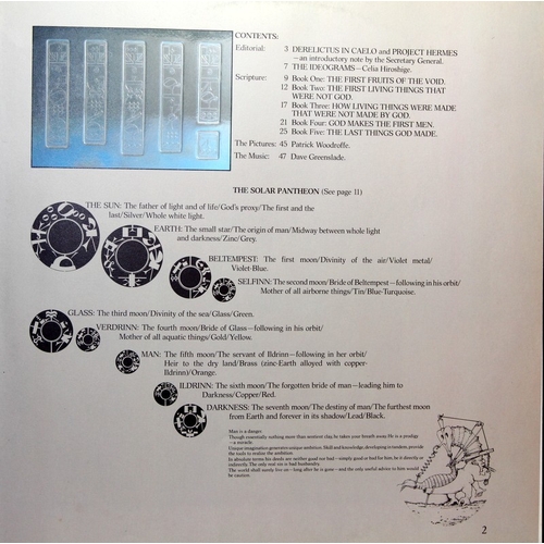 167 - Patrick Woodroffe/Dave Greenslade - The Pentateuch of the Cosmogony double LP and illustrated storyb... 