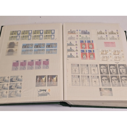 40 - A good collection of vintage stamps to include a large green stockbook of GB Mint Full/Part sheets t... 