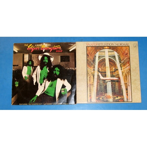 200 - British blues rock. A collection of vinyl LP's featuring bands such as Procul Harem, Chicken Shack, ... 