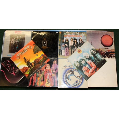 203 - Prog/folk rock: A collection of vintage LP's by acts such as Barclay James Harvest, Egg, Camel,, Qui... 