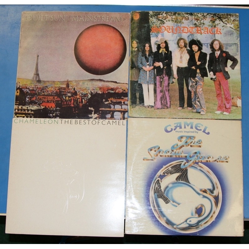 203 - Prog/folk rock: A collection of vintage LP's by acts such as Barclay James Harvest, Egg, Camel,, Qui... 