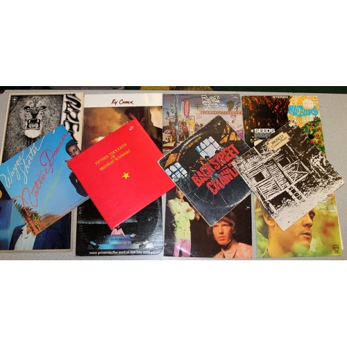 213 - American blues/prog/rock. A collection of vinyl LP's to include Ry Cooder, Brinsley Schwarz, Walker ... 