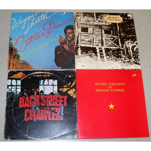 213 - American blues/prog/rock. A collection of vinyl LP's to include Ry Cooder, Brinsley Schwarz, Walker ... 