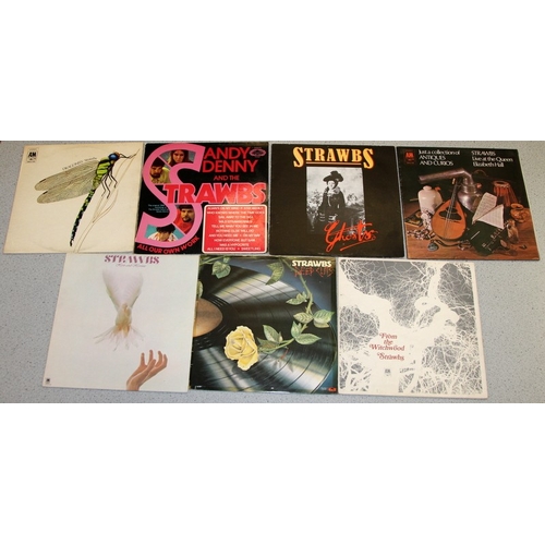 216 - The Strawbs: A collection of original vinyl LP's to include 1st pressing Dragonfly AMLS 970 (A-1 B-1... 