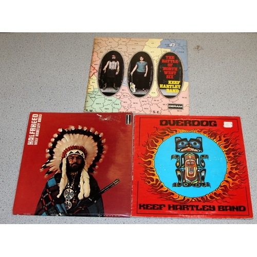 222 - Keef Hartley Band (Chicken Shack, John Mayall), original vinyl LP's. The Battle of North West Six SM... 