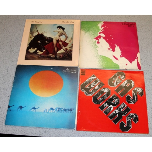 223 - American blues/prog/rock. A collection of vinyl LP's to include Leonard Cohen, Leon Russell, Kingfis... 