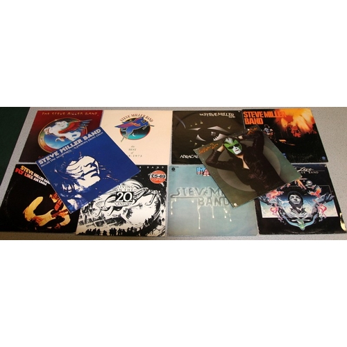 226 - Steve Miller Band: A collection of original vinyl LP's including The Joker and Circle of Dreams