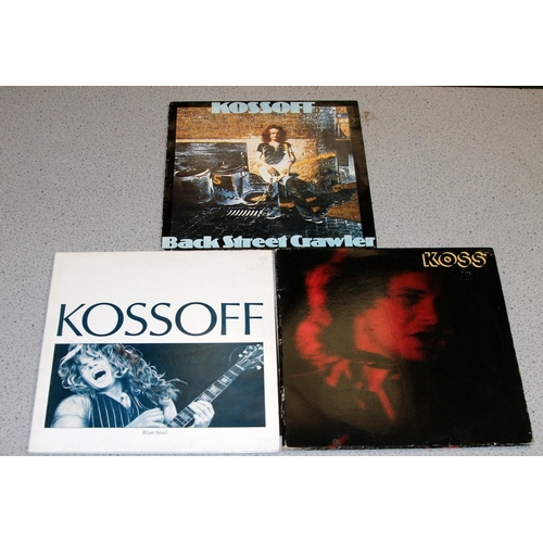 228 - Paul Kossoff (Free, Bad Company) solo LP's: Koss SDLP1001 (double LP, gatefold A-1, B-1 C-1 D-1 firs... 
