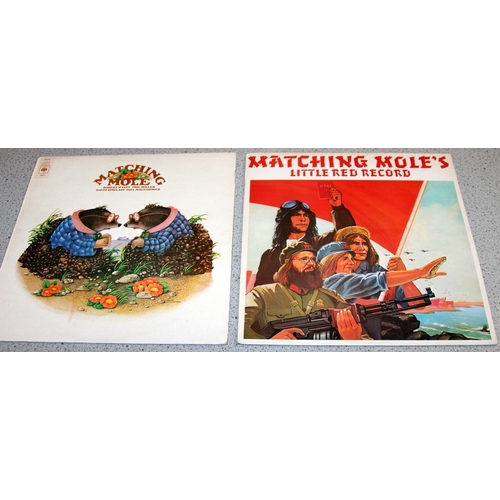 230 - Matching Mole's (Robert Wyatt, Soft Machine) vinyl LP's: Little Red Record 65260 A-1 B-1 first press... 