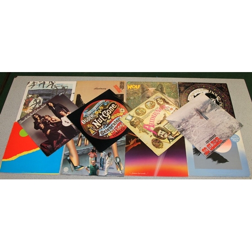 233 - British Blues/Prog/Rock: A collection of vinyl LP's to include The Violet Hour, Steve Hillage, Super... 