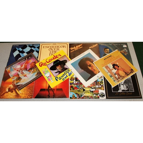 235 - A collection of American blues/prog/rock vinyl LP's to includeThe Cars, Blue Oyster Cult, Ry Cooder,... 