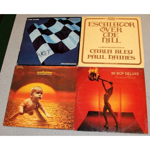 235 - A collection of American blues/prog/rock vinyl LP's to includeThe Cars, Blue Oyster Cult, Ry Cooder,... 