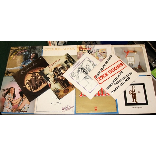 239 - A selection of solo artist albums, well known artists including Ralph McTell, Cat Stevens, Al Stewar... 