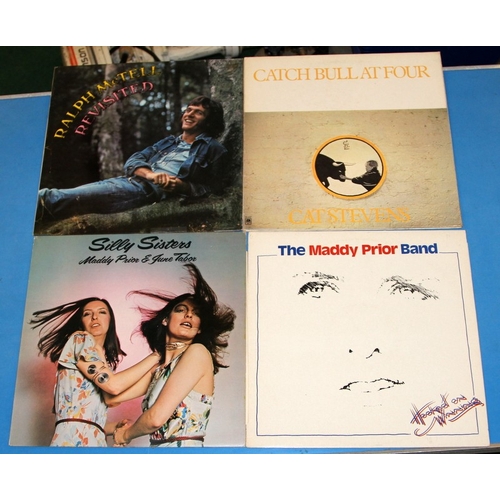 239 - A selection of solo artist albums, well known artists including Ralph McTell, Cat Stevens, Al Stewar... 