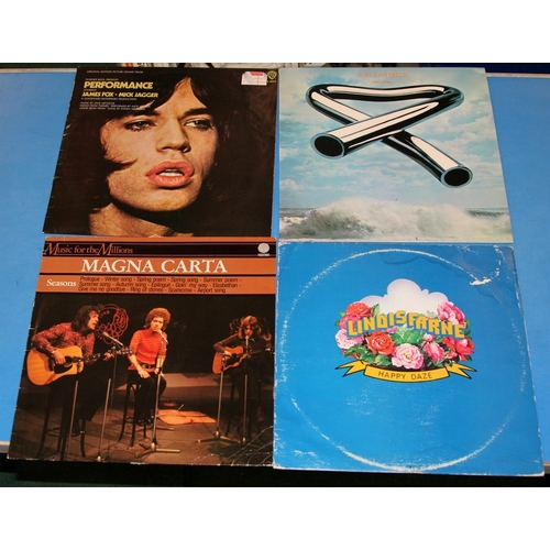 241 - British Blues/Prog/Rock: A collection of vinyl LP's to include Audience, Lord Sutch, Supertramp etc.