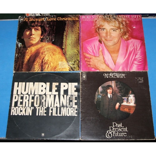 247 - A collection of blues/rock/prog vinyl LP's to include Humble Pie, Hot Tuna, Steve Hillage etc.