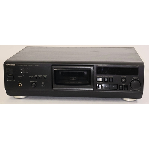 59 - A Technics RS-AZ6 Stereo Audiophile Cassette Deck. No power lead so offered untested.