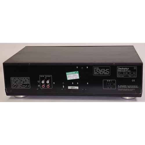 59 - A Technics RS-AZ6 Stereo Audiophile Cassette Deck. No power lead so offered untested.