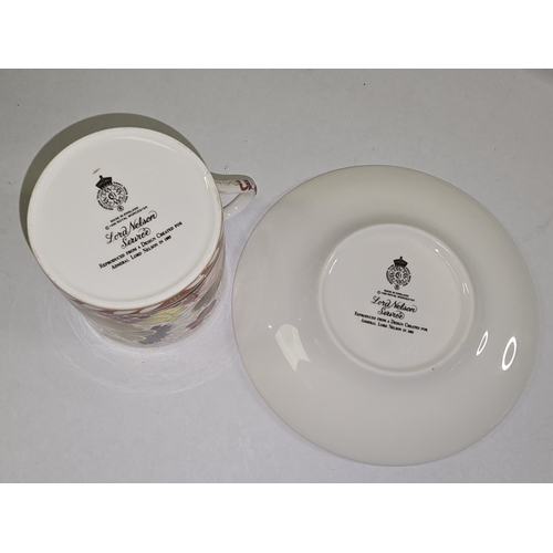 16 - A collection of bone china collectable coffee cups and saucers from various makers to include Viller... 