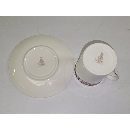 16 - A collection of bone china collectable coffee cups and saucers from various makers to include Viller... 