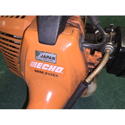52 - Echo SRM-222ES petrol powered garden strimmer. Offered untested.