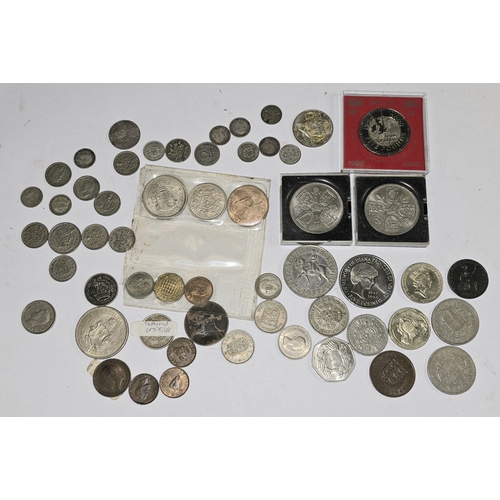 84 - A collection of various GB coinage so include a number of low denomination silver examples.