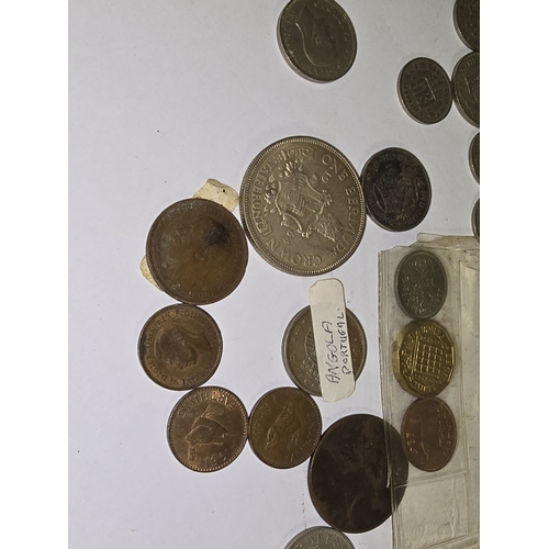 84 - A collection of various GB coinage so include a number of low denomination silver examples.