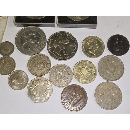 84 - A collection of various GB coinage so include a number of low denomination silver examples.