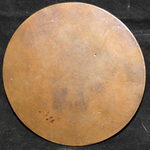74 - Original WWI bronze Death Plaque / Penny - Henry Plummer (unresearched)