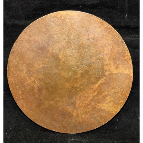 87 - Genuine WWI Death Penny / Plaque named for Alfred George Parker (unresearched)