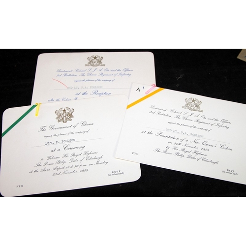 121 - Interesting collection of ephemera relating to the commissioning and service of 2nd Lt. Poulson, 3rd... 