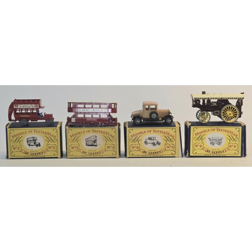 28 - Matchbox by Lesney collection of four early Models of Yesteryear die cast models. Includes No's 2, 3... 