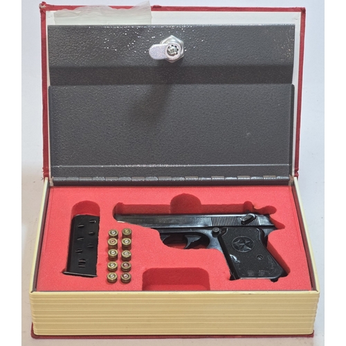 46 - A deactivated Chinese Type 64 7.65mm pistol in Chairman Mao lock book box. Comes with de activation ... 