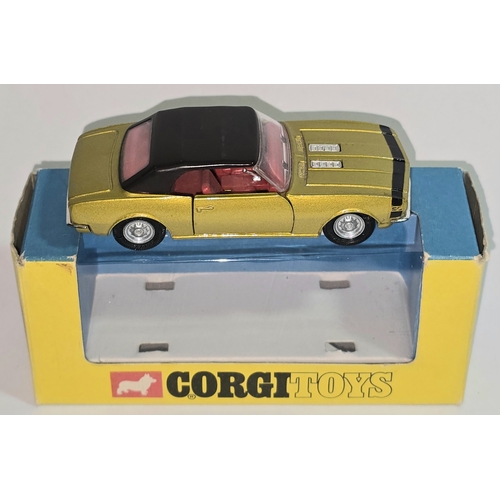 Corgi Toys vintage 338 Chevrolet Golden Jacks SS 350 Camaro die