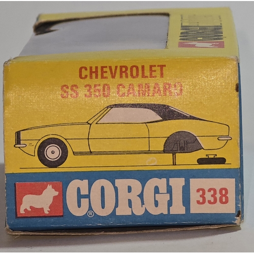Corgi Toys vintage 338 Chevrolet Golden Jacks SS 350 Camaro die
