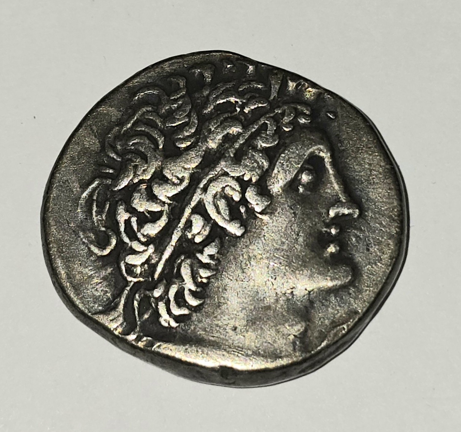 Ancient Greece silver Tetradrachm of Ptolemy coin 323-100 B.C. 14.2g.