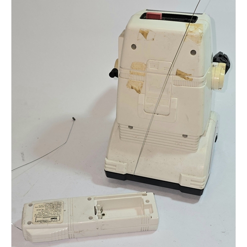 12 - A vintage 1980's Tomy Chatbot toy robot c/w remote control. No batteries so offered untested.