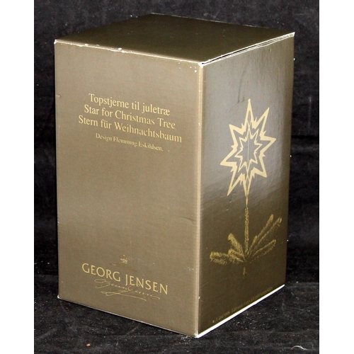 21 - Georg Jensen Christmas tree star tree topper in original box