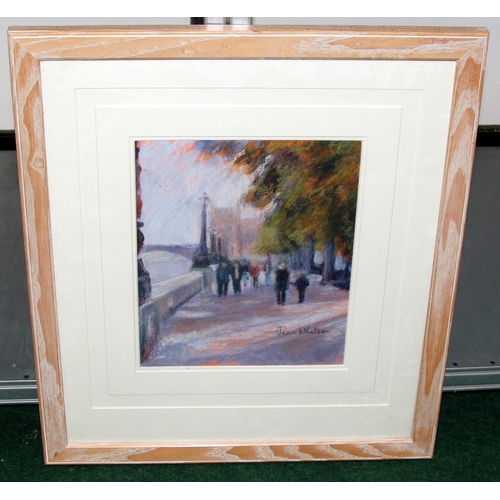 8 - A collection of Contemporary Framed and glazed Pastel artworks to include P. Tunnicliffe: 