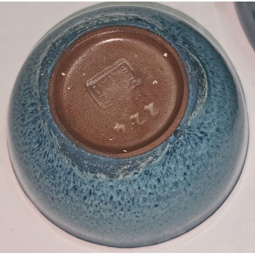 3 - Poole Pottery collection of Carter Stabler Adams Chinese Blue. Five pieces in all.