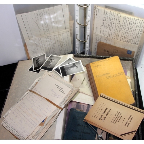 51 - Interesting collection of WWII related ephemera, mostly relating to one individual. Includes a large... 