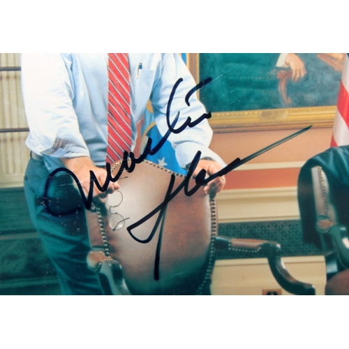 40 - Martin Sheen - West Wing setting 8x10 autographed colour photograph c/w Realgrafs certificate of aut... 