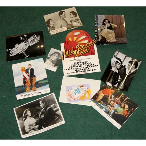 44 - A good selection of entertainment related ephemera to include Elton John concert programme, various ... 