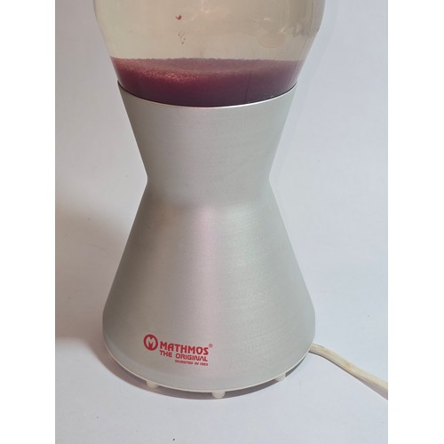16 - A Mathmos Astro lava lamp 43cm tall. Comes c/w original box in working order.